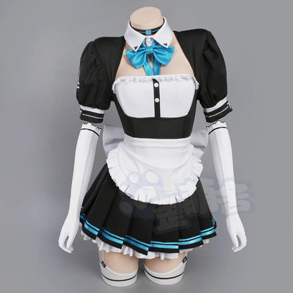 エッチな一之瀬アスナメイド服 ブルーアーカイブ 一之瀬アスナメイドコスプレ【歪萌舍】