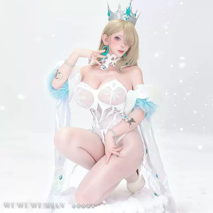 ブラウンダスト2 ウィルヘルミナ 氷雪の女王コスプレ豪華セット【汚汚汚山】