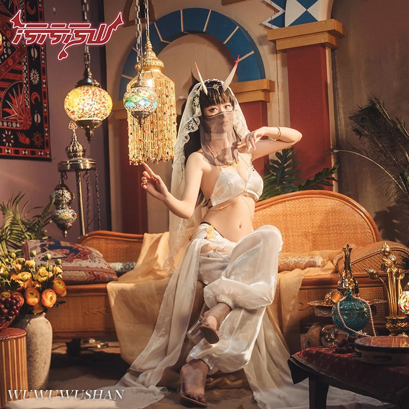 アズールレーン 能代 ホワイト踊り子コスプレ 同人コスプレ【汚汚汚山】