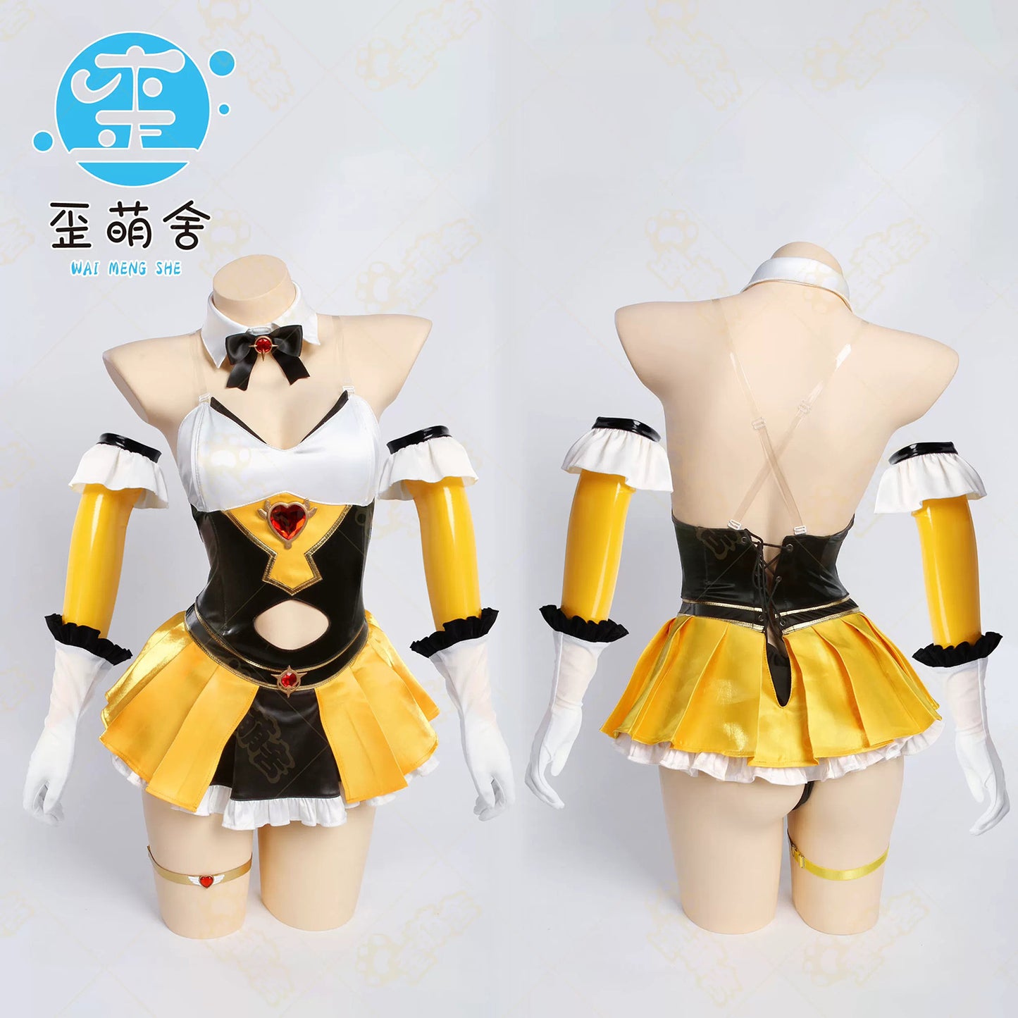 ブラダス2 魔法少女オリヴィエ風 エナメルレオタードスカート【歪萌舍】