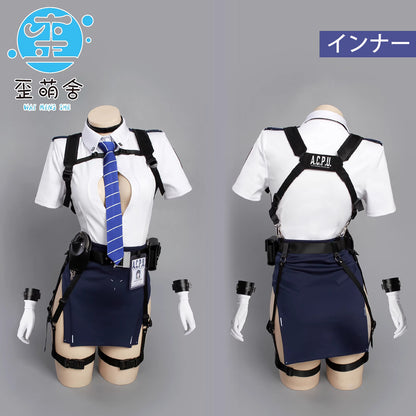 NIKKEキラーワイプ ポリスコスプレ 秘密捜査官のエロボディ制服コスプレ【歪萌舍】