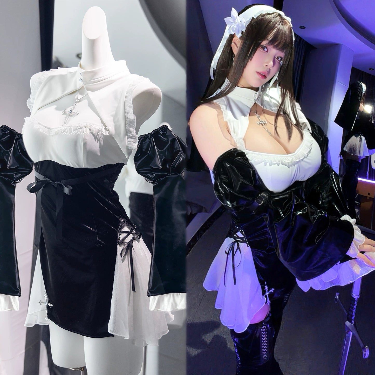 SiNiSistar2 リリア 艶やかな編み上げシスターコスプレ【火華家】