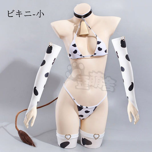 アズールレーン樫野ビキニコスプレ エロすぎる牛柄ビキニセット【歪萌舍】