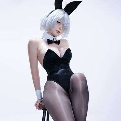 洗練されたクラシックなハイレグバニーガールコスプレ豪華セット【得体社】