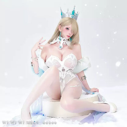 ブラウンダスト2 ウィルヘルミナ 氷雪の女王コスプレ豪華セット【汚汚汚山】