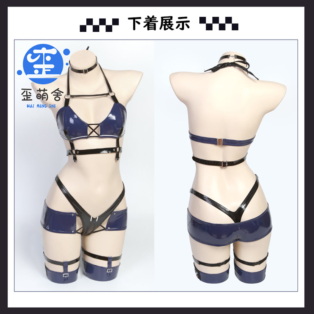 アズールレーン ボルチモアポリス風エナメルレーシングガールコスプレ RQ風【歪萌舍】