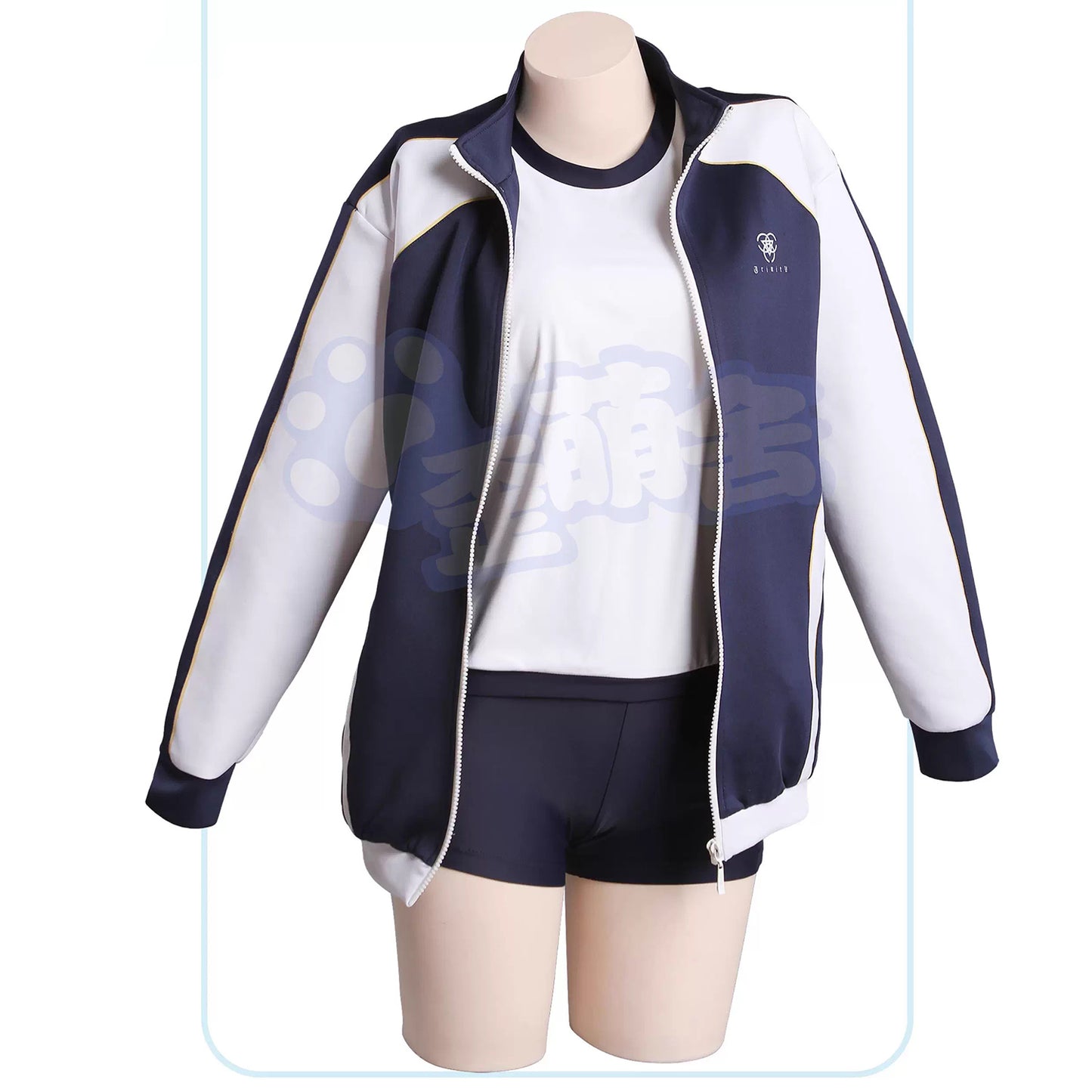 ブルーアーカイブ トリニティ総合学園 爽やかなブルマ体操着コスプレセット【歪萌舍】