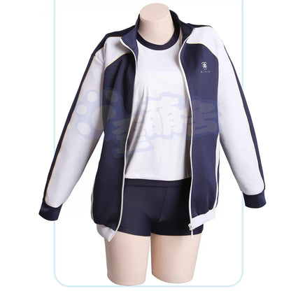 ブルーアーカイブ トリニティ総合学園 爽やかなブルマ体操着コスプレセット【歪萌舍】