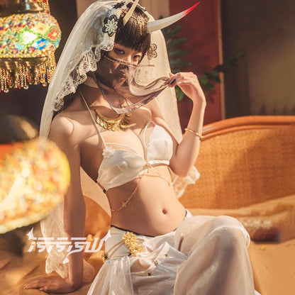 アズールレーン 能代 ホワイト踊り子コスプレ 同人コスプレ【汚汚汚山】