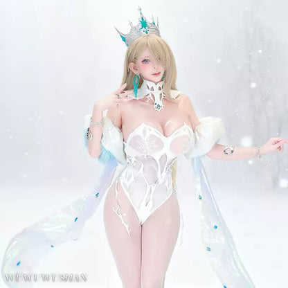 ブラウンダスト2 ウィルヘルミナ 氷雪の女王コスプレ豪華セット【汚汚汚山】