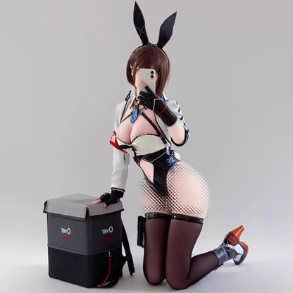 デリバリーバニーガールコスプレ エナメルハイレグレオタードバニー【歪萌舍】
