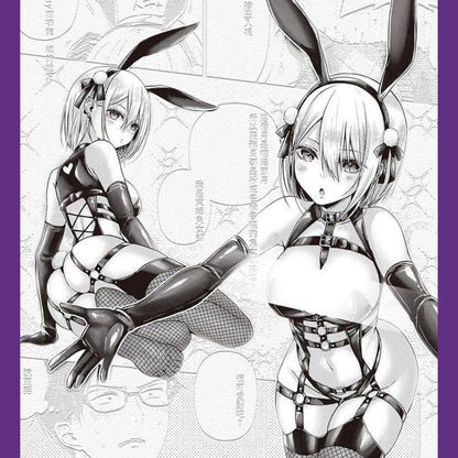 大胆でセクシーなエナメル束縛バニーガールコスプレ【歪萌舍】