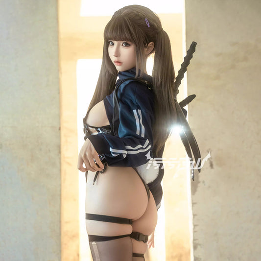 テディベアハンター スポーティなセクシーパーカーレオタードコスプレ【汚汚汚山】