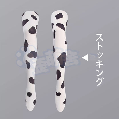 【予約】セクシー可愛らしいミルキー牛娘コスプレ 牛柄極小ビキニコスプレ【歪萌舍】