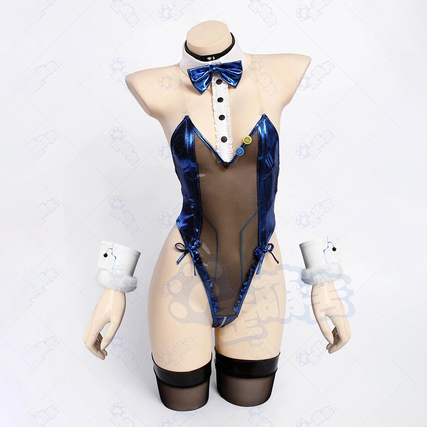 NIKKE エクシアハッカーラビット 光沢エナメバニーガールコスプレ【歪萌舍】