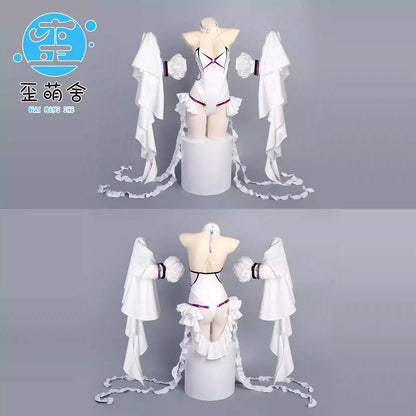 歪萌舍 NIKKE リベリオ 水母 クラゲ コスプレ 衣装 透け感 セクシー (Waimengshe NIKKE Rebelio Jellyfish Cosplay Costume Sheer Sexy)