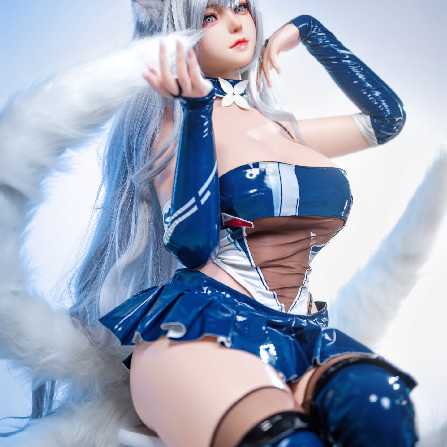 アズールレーン 信濃 RQ風エナメルレオタードコスプレセット【歪萌舍】