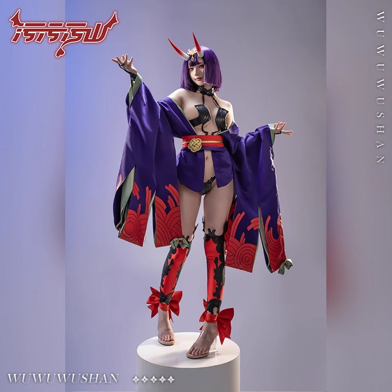 魅惑ボディラインが映えるFGO酒呑童子コスプレ セクシー着物コスプレ【汚汚汚山】