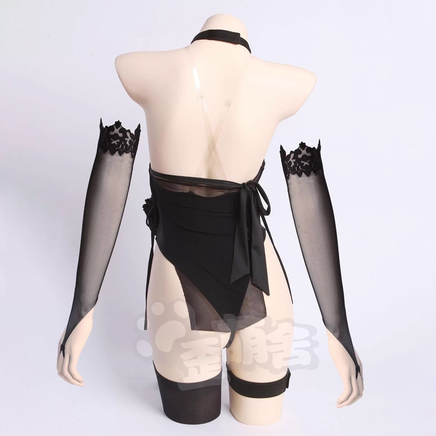 NIKKE バトル風2B透け透けセクシーハイレグ水着コスプレ【歪萌舍】