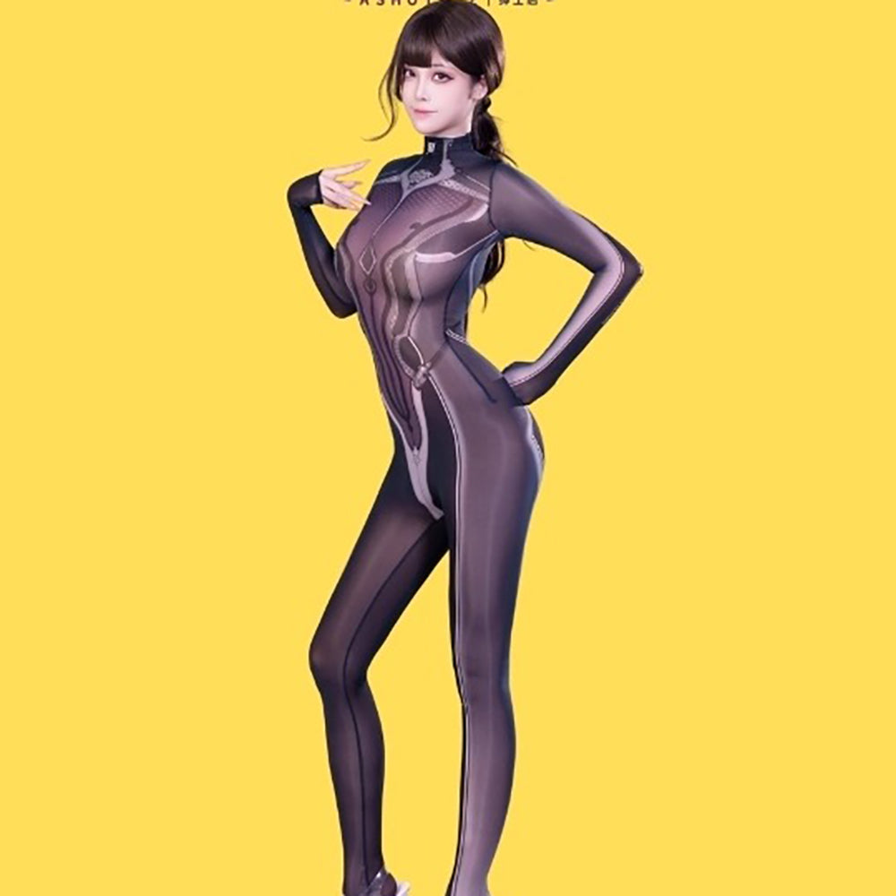 透け透けサイバー風セクシーなボディスーツ 三色