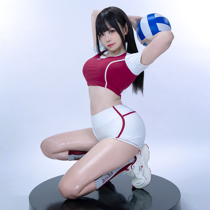 セクシーミニ丈ブルマコスプレ 体操服 ソックス付き ワインレッド【得体社】
