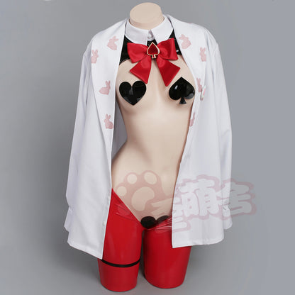 【予約】勝利の女神：NIKKE ルージュバニーガール セクシー全開逆バニーコスプレ【歪萌舍】