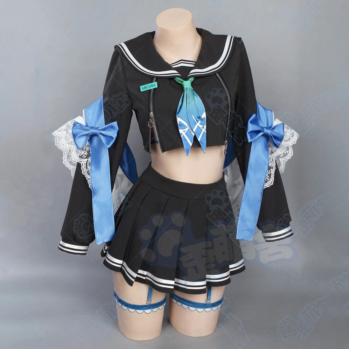 NIKKE アルカナJK制服コスチューム セーラー服×ガーター下着【歪萌舍】