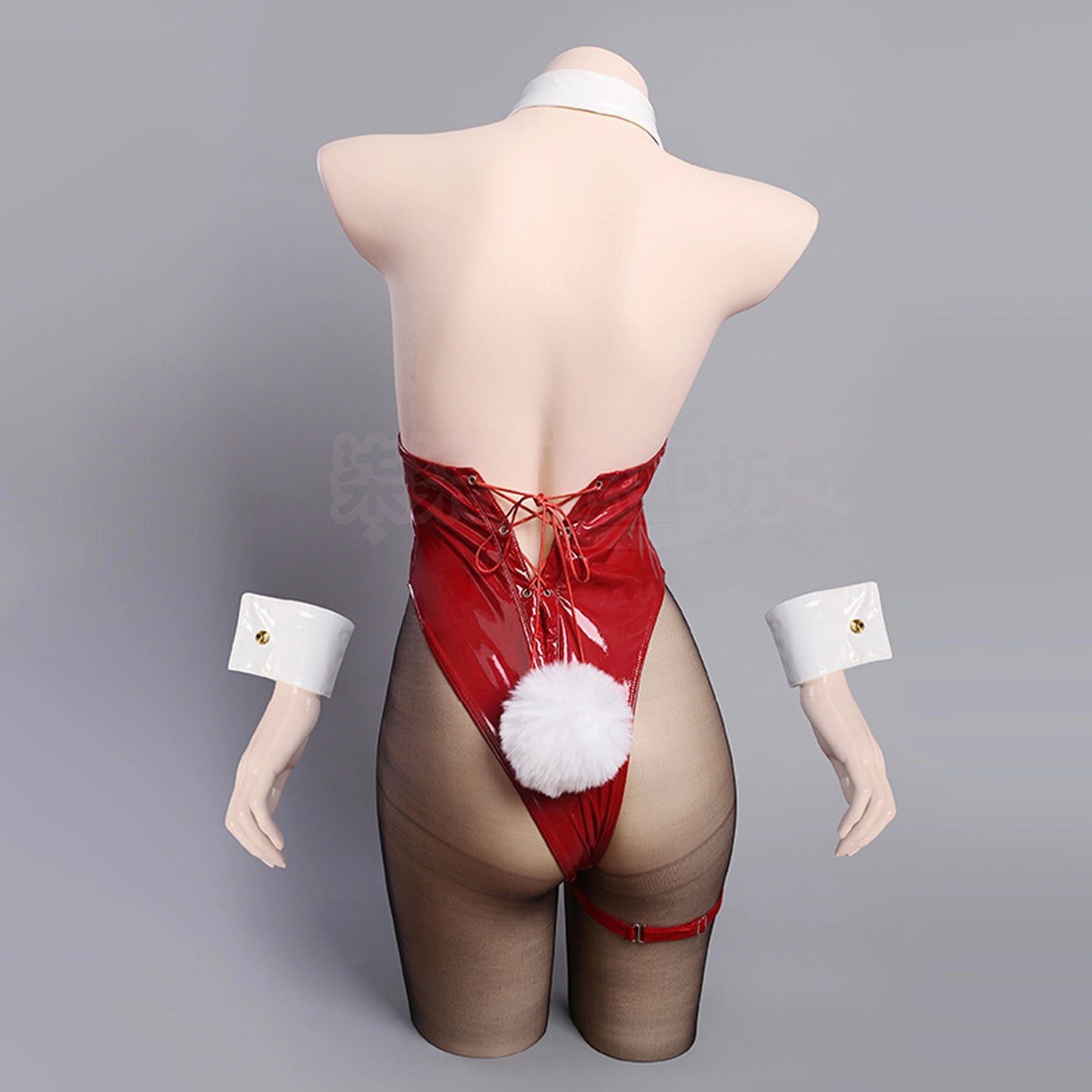 アズールレーン 大鳳バニーコスプレ 艶めく赤エナメルレオタードバニーガールコスプレ【歪萌舍】