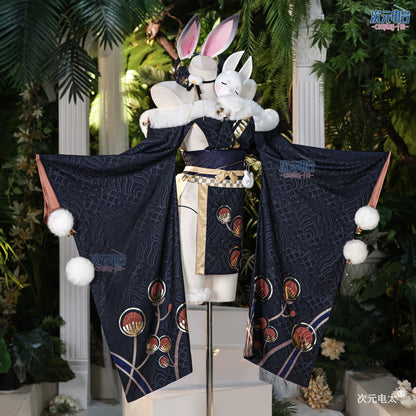 【アズレン】ラフィー ウサウサ城主 もふもふ無防備な和装コスプレ【COSPLAY-FM】