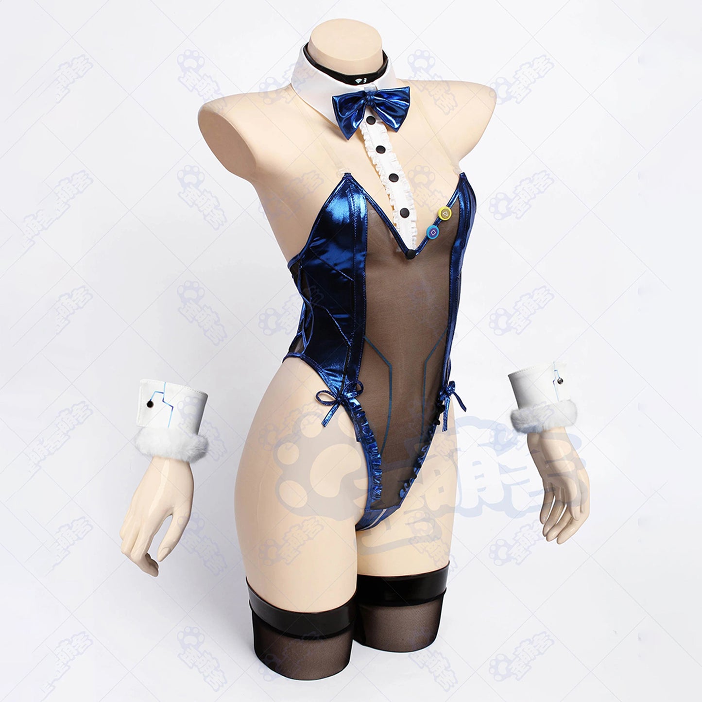 NIKKE エクシアハッカーラビット 光沢エナメバニーガールコスプレ【歪萌舍】