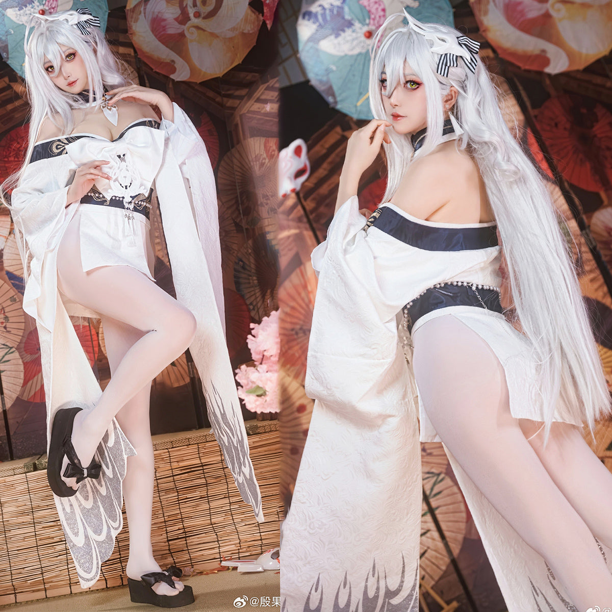 アズールレーン 白鳳 凛とした美しい和風セクシー着物コスプレ【汚汚汚山】