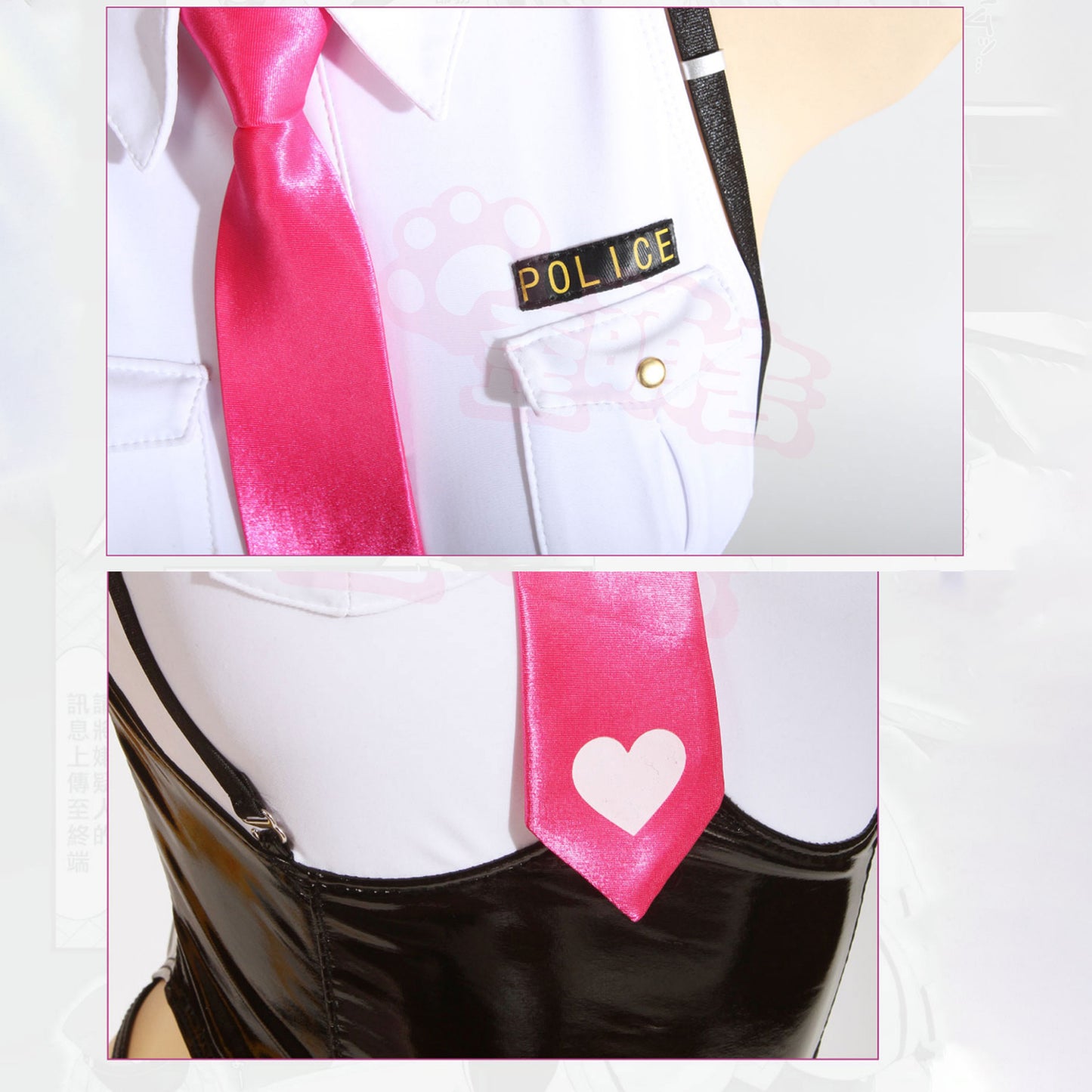SEX POLICE 宇都宮沙希エナメルハイレグポリスレオタードコスプレ 勃起対策部【歪萌舍】