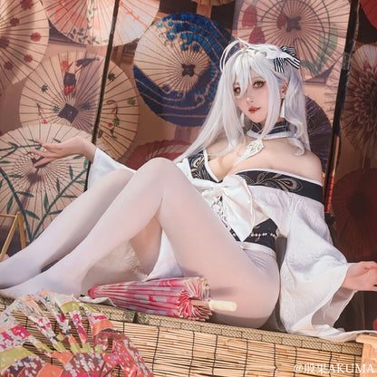 アズールレーン 白鳳 凛とした美しい和風セクシー着物コスプレ【汚汚汚山】