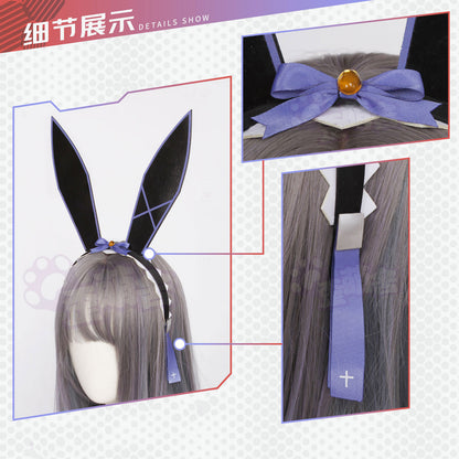 デリバリーバニーガールコスプレ エナメルハイレグレオタードバニー【歪萌舍】