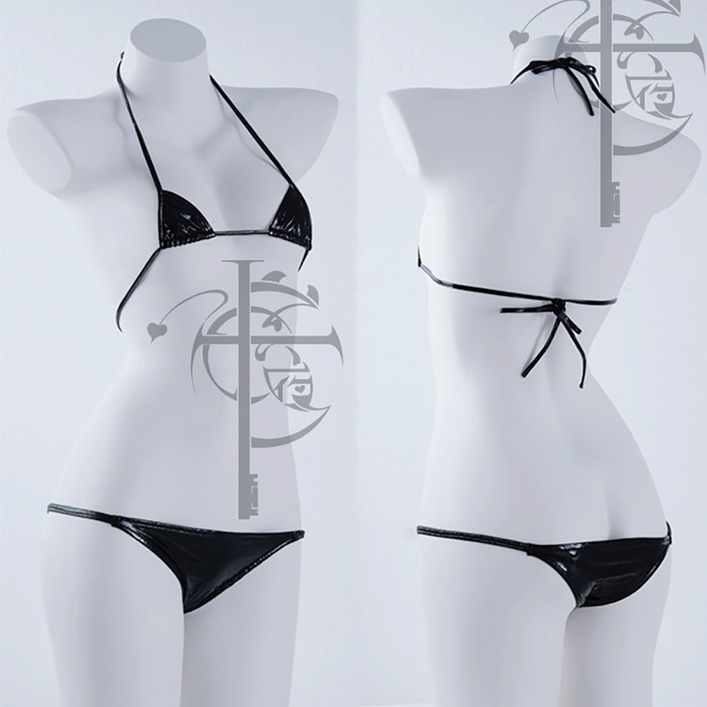 存在感を放つツヤめく元気なエナメルメイドコスチューム【十六夜工坊】