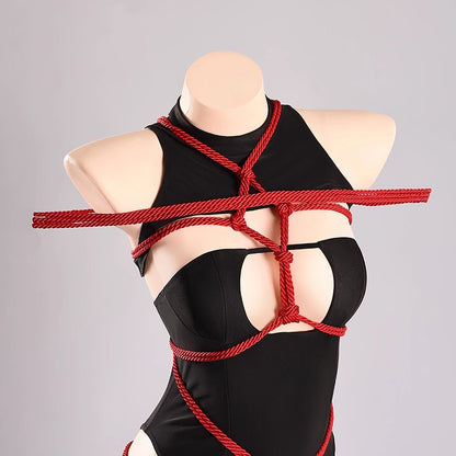 アズールレーン 白鳳SMボンデージ風セクシーレオタードコスプレ【汚汚汚山】