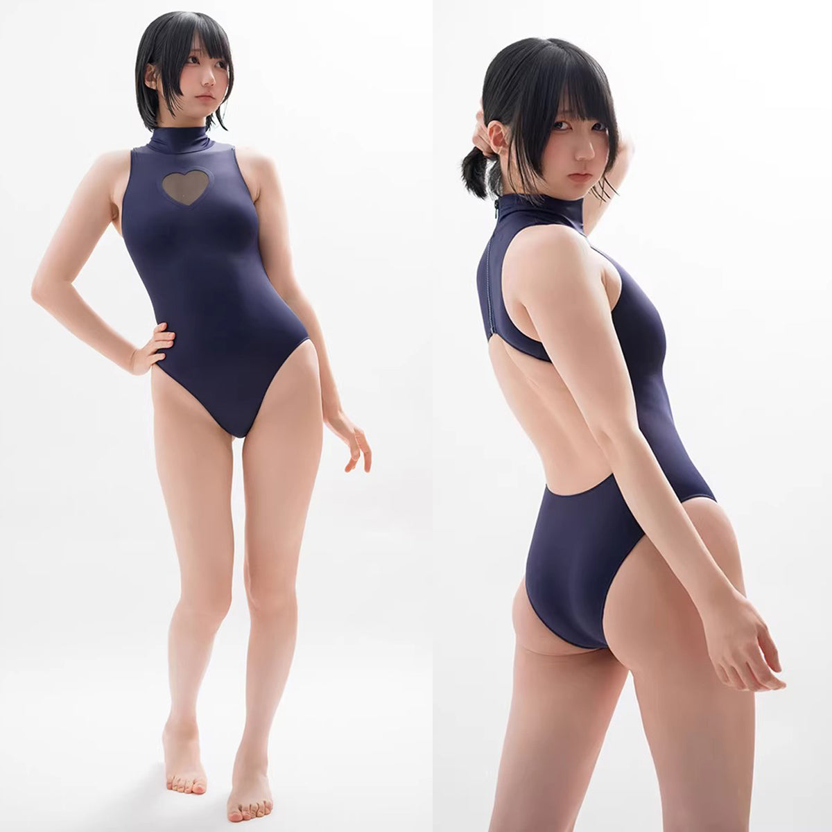 エロ可愛い透けセーラー×ハイレグスク水2点セット【得体社】