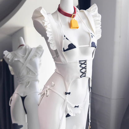 アズールレーン カウペンス 牛柄ビキニメイド衣装9点セット【火華家】