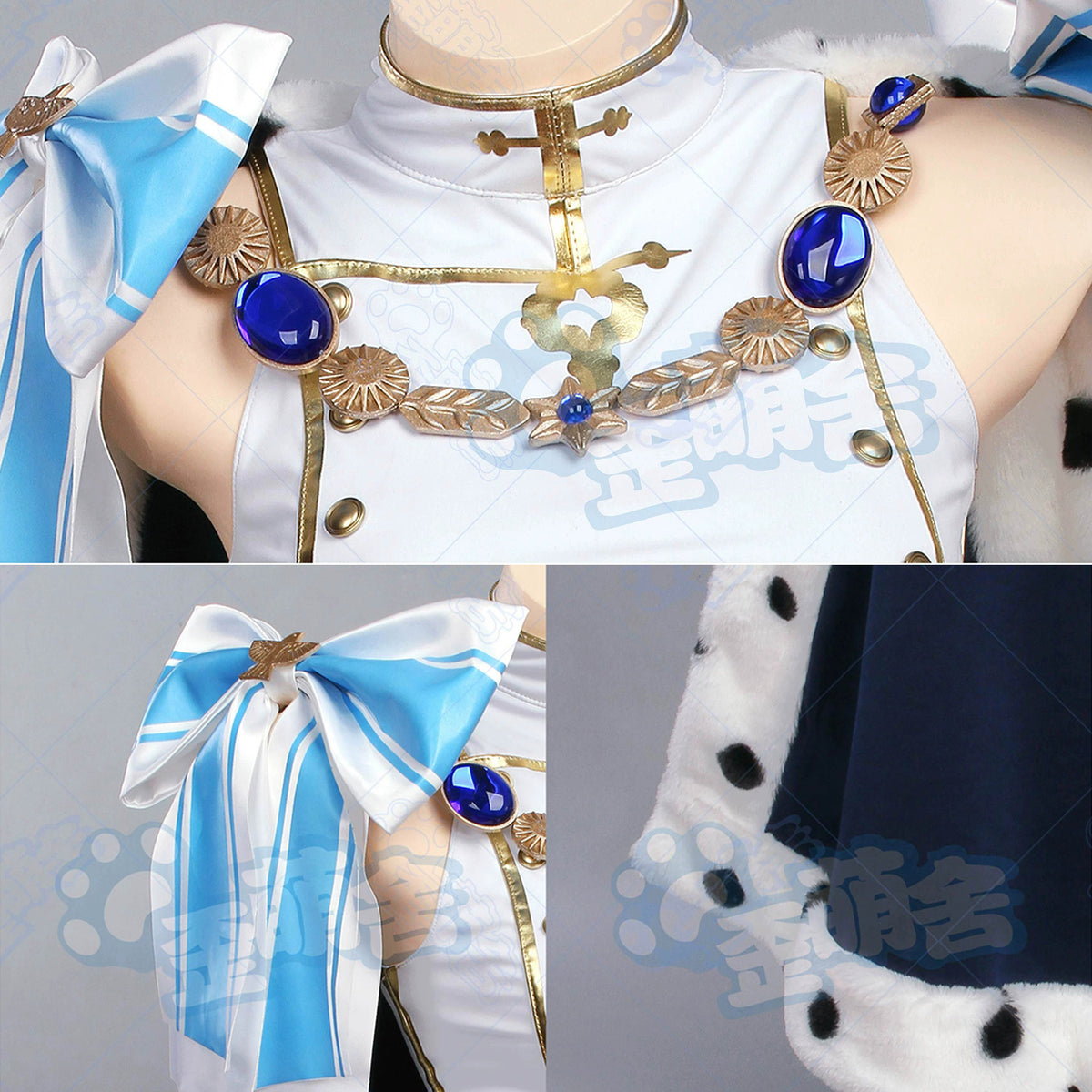 ブランダスト2 ウィルヘルミナ 鋼の君主 豪華ファーマントコスプレフルセット【歪萌舍】