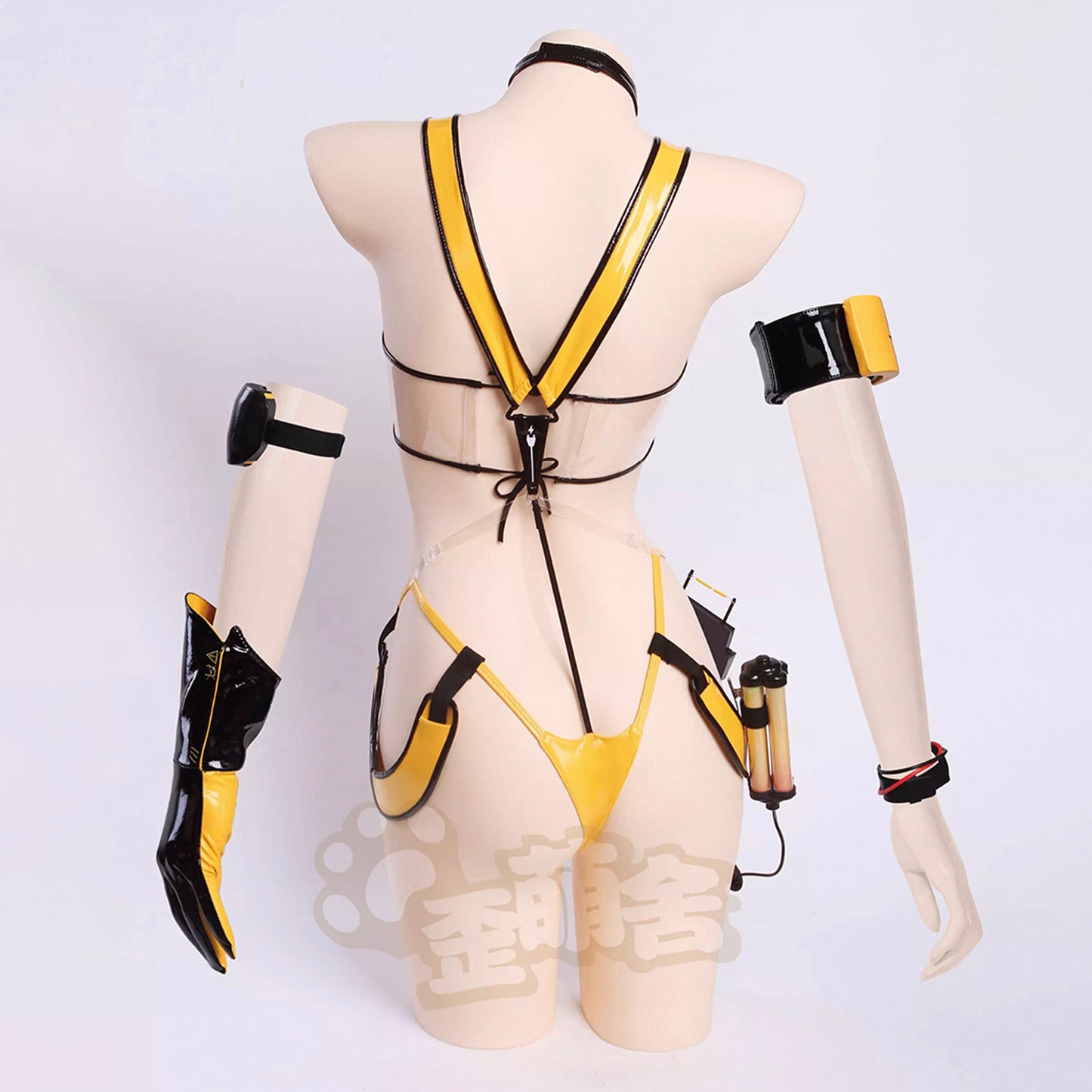 NIKKE ニケエレグ水着風セクシーエナメルレオタードコスプレ【歪萌舍】