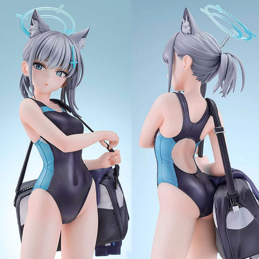 ブルーアーカイブ 砂狼シロコハイレグ競泳水着コスプレ【歪萌舍】