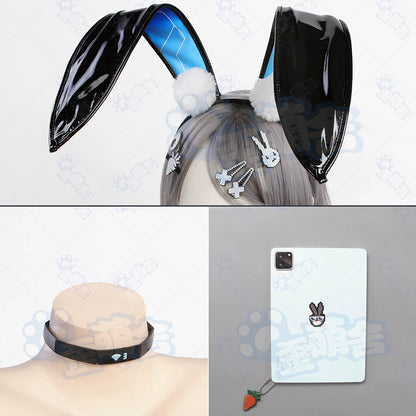 NIKKE エクシアハッカーラビット 光沢エナメバニーガールコスプレ【歪萌舍】