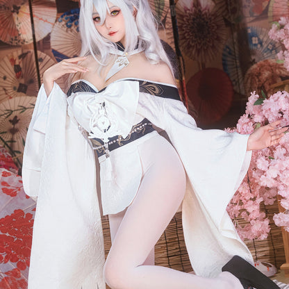 アズールレーン 白鳳 凛とした美しい和風セクシー着物コスプレ【汚汚汚山】