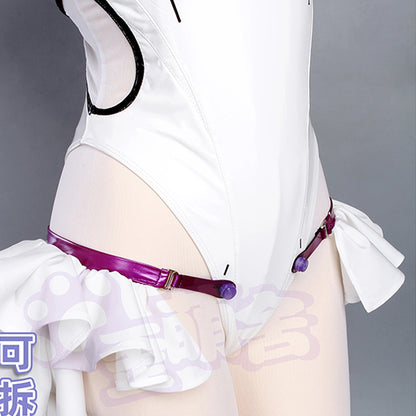 NIKKE リベリオ 光沢エナメルレオタード水母（クラゲ）セクシーコスプレ衣装セット【歪萌舍】