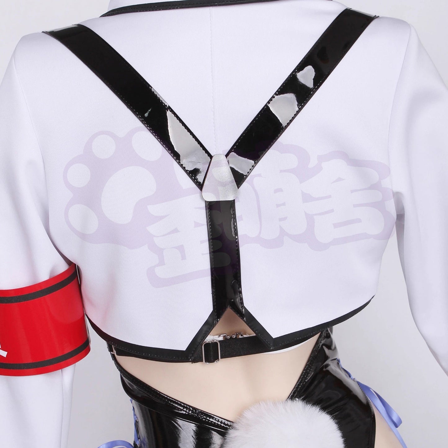 デリバリーバニーガールコスプレ エナメルハイレグレオタードバニー【歪萌舍】