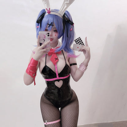 初音ミクラビットホールバニーガールレオタードコスプレ【歪萌舍】