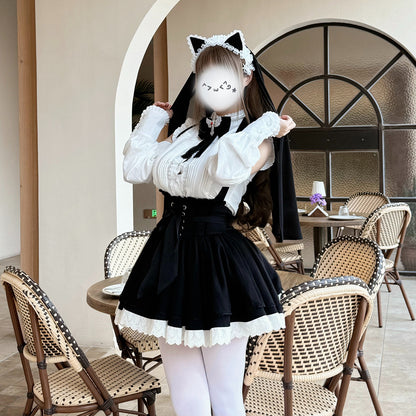神父の黒猫 ロリータ風黒猫シスターコスプレ【火華家】