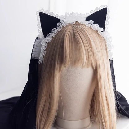 神父の黒猫 ロリータ風黒猫シスターコスプレ【火華家】