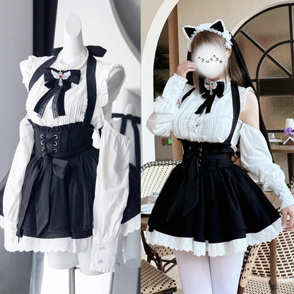 神父の黒猫 ロリータ風黒猫シスターコスプレ【火華家】