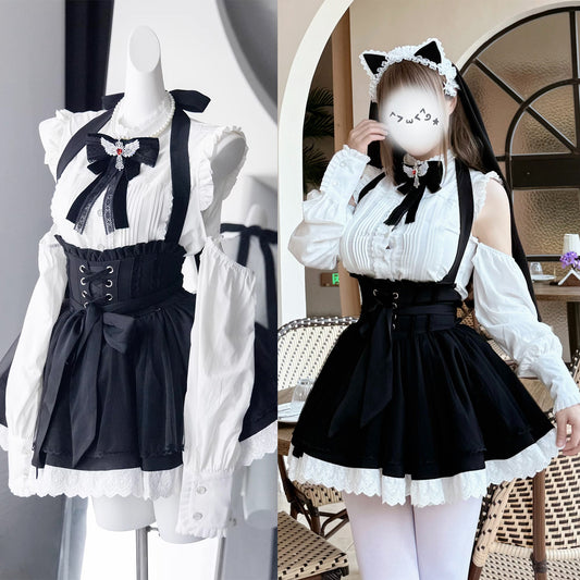 神父の黒猫 ロリータ風黒猫シスターコスプレ【火華家】